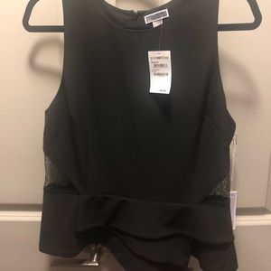 Cut out black tank